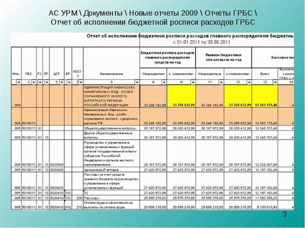 Бюджетная роспись: назначение и порядок составления