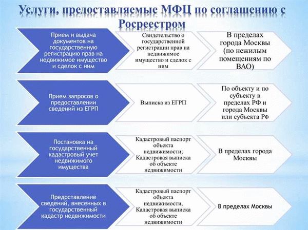 Список услуг и документов, которые можно получить в МФЦ «Мои документы»