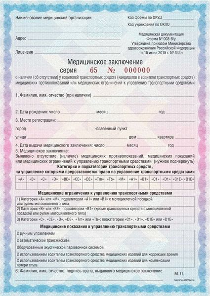 Порядок получения водительской справки в 2022 году