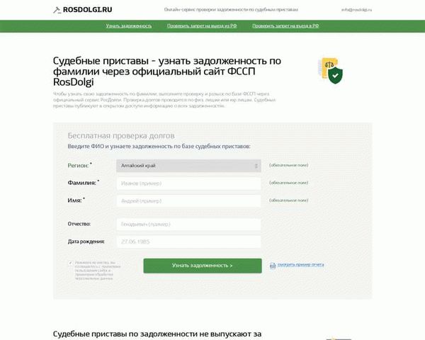 Какие долги можно проверить через онлайн-сервис