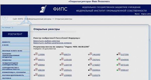 Международная патентная классификация