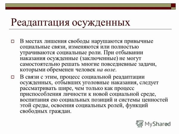 Категории осужденных к лишению свободы