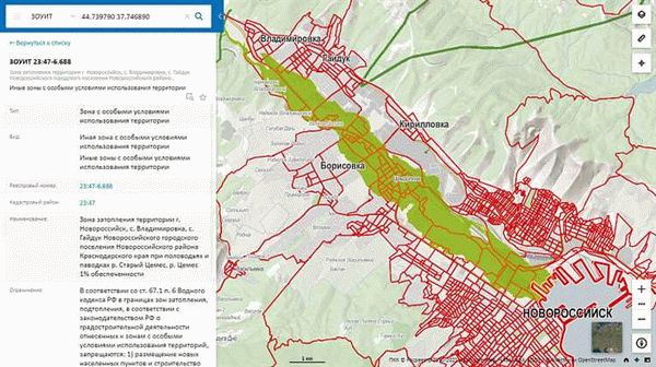 Публичная кадастровая карта как основа электронного правительства