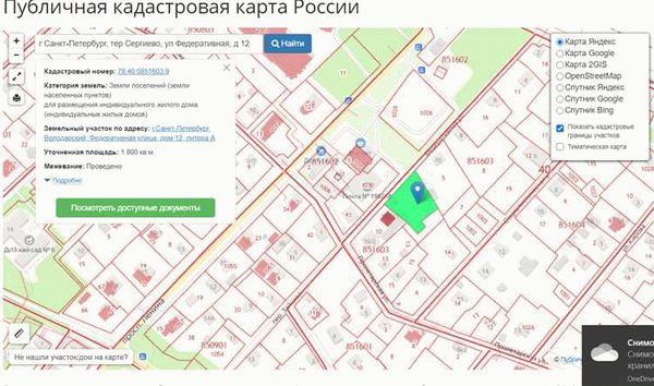 Кадастровая карта населенных пунктов в городе Биробиджан