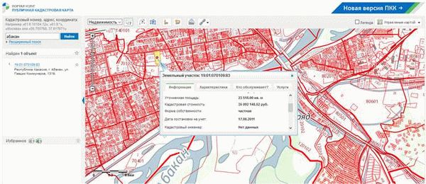 Что такое Публичная Кадастровая Карта?