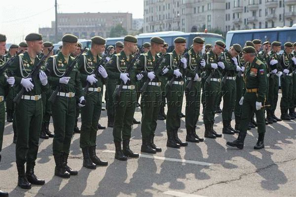 Сотрудник Пограничной Службы в Москве