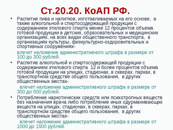 Последние изменения и актуальность статьи 20.20 КоАП РФ в 2022-2023 годах