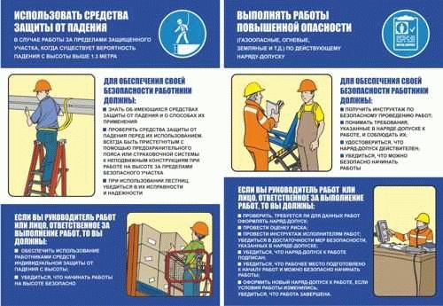 Безопасные методы выполнения работ повышенной опасности