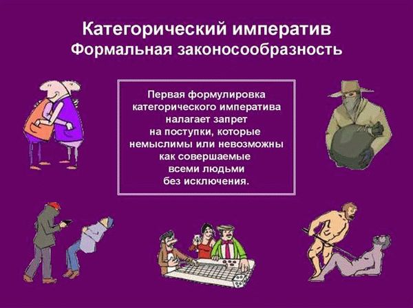 Философское понятие КАТЕГОРИЧЕСКОГО ИМПЕРАТИВА