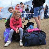 палаточный лагерь для беженцев